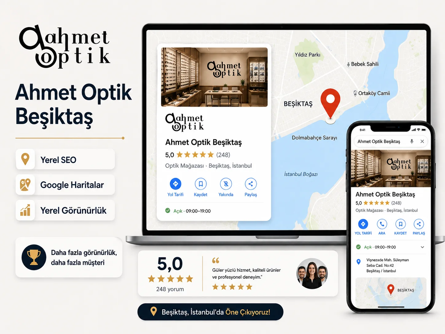 Ahmet Optik Beşiktaş proje sunumu