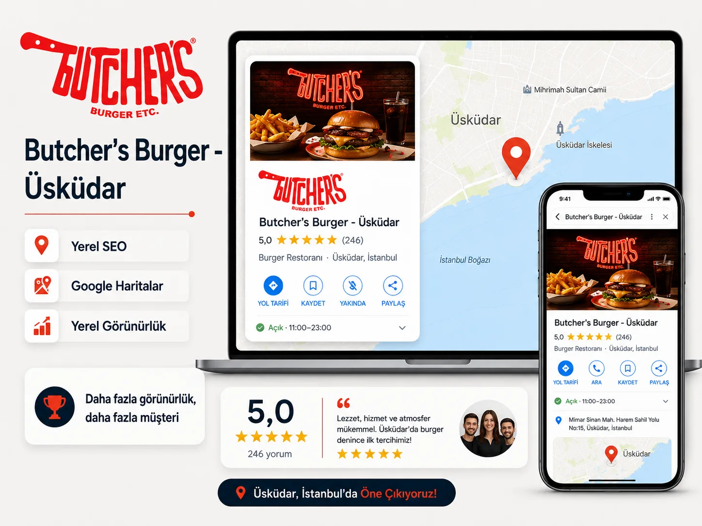 Butcher’s Burger – Üsküdar proje sunumu