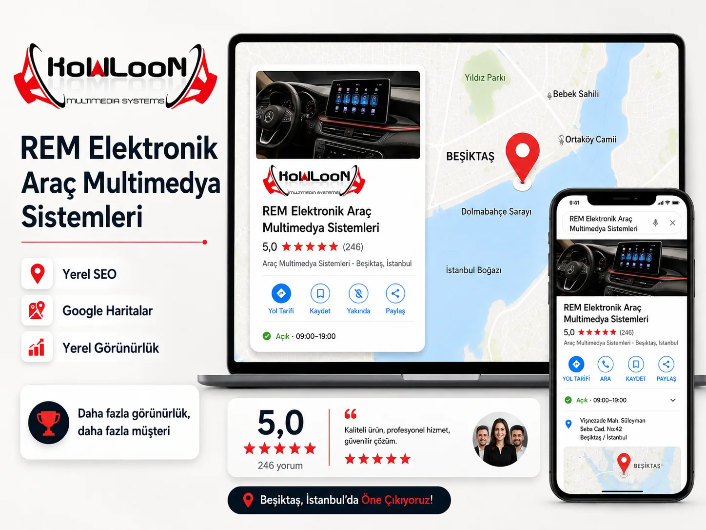 REM Elektronik Araç Multimedya Sistemleri proje sunumu